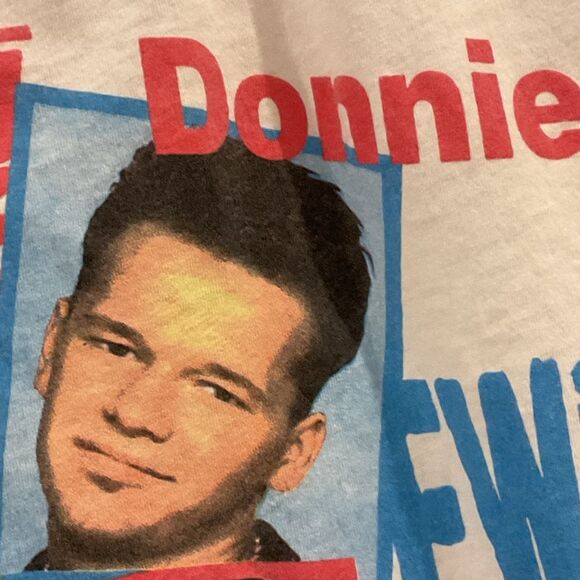 Vintage 1990 New Kids on the Block Tour T-Shirt. Size Large - Picture 3 of 9